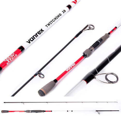 Удилище спиннинговое Lucky John Vanrex TWITCHING 28 (2,23м, 7-28гр, LJVT-742MEF)