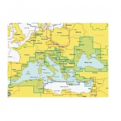 Карта Navionics Mediterranean & BLACK SEA 43XG/CF