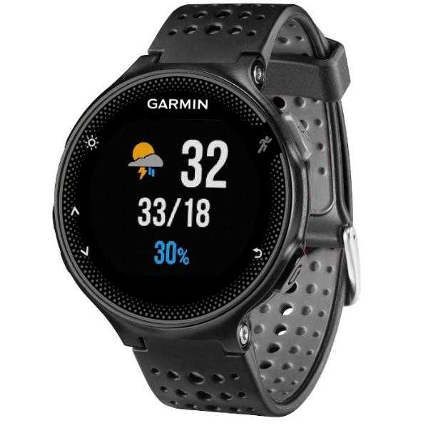 Спортивные часы Garmin Forerunner 235 черно-серые