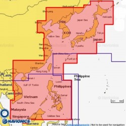 Карта Navionics S.CHINA SEA - JAPAN 35XG/SD 2GB