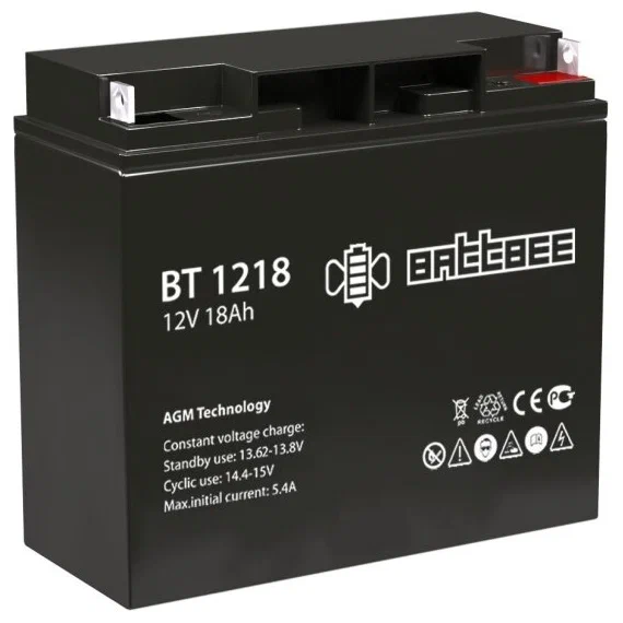 АКБ BT 1218 BattBee Аккумуляторная батарея 18ah