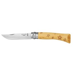 Нож складной Opinel №7 VRI Nature-Stars (звезды) 