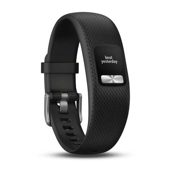 Спортивные часы Garmin Vivofit 4 черный стандартного размера