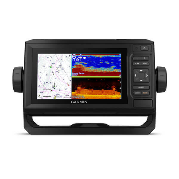 Эхолот-картплоттер Garmin EchoMap UHD 62cv, с датчиком GT24, EU (010-02329-01)