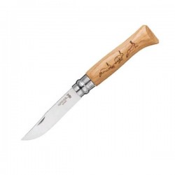Нож складной Opinel №8 VRI Animalia Hare (заяц) 