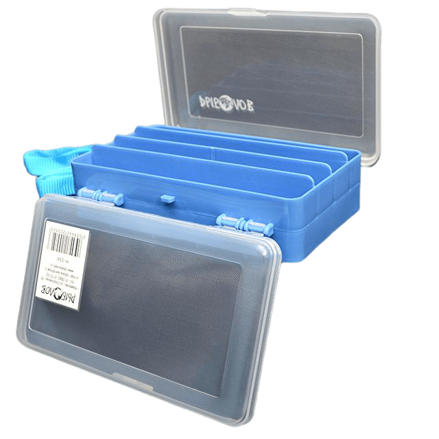 Коробочка Олта H-334, 155x95x45мм, двухсторонняя (Бирюзовый ремешок)