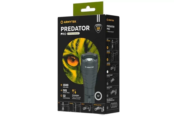 Фонарь Armytek Predator Pro Max Magnet USB Белый