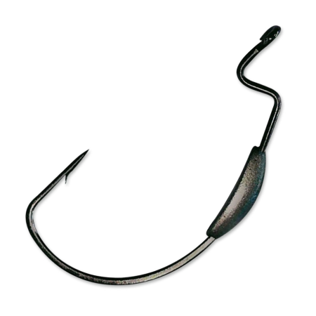 Крючки Офсетные VMC 7316 LD (№5/0 черн. никель оснащен грузом 2,2 гр 7316LD-5/0-E)