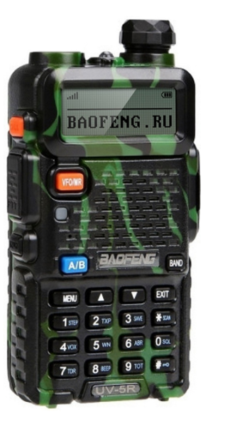 Радиостанция Baofeng UV-5R -  камуфляж,136-174/400-520,1800 mAh,8 Вт