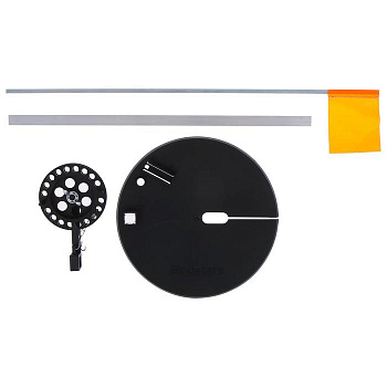 Набор жерлиц RodStars в сумке 10 шт, алюминиевая стойка катушка 90 мм (Оснащенные)