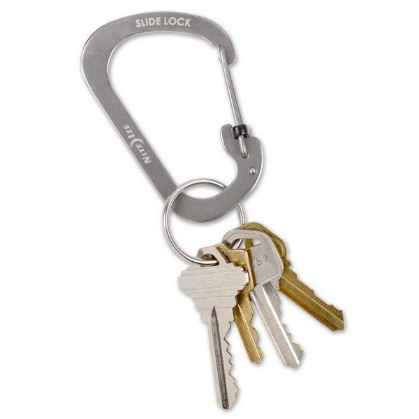 Карабин с блокировкой Nite Ize SlideLock Carabiner, размер 2\3\4, 3шт., стальной
