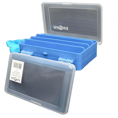 Коробочка Олта H-334, 155x95x45мм, двухсторонняя (Бирюзовый ремешок)