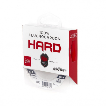 Леска моно. Lucky John FLUOROCARBON Hard (LJ4051-018, 30м, 0,18мм)